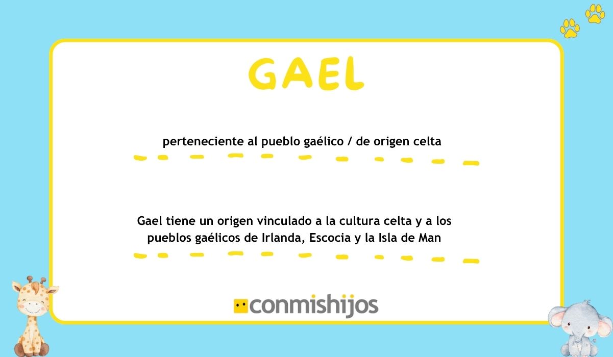 nombre gael significado