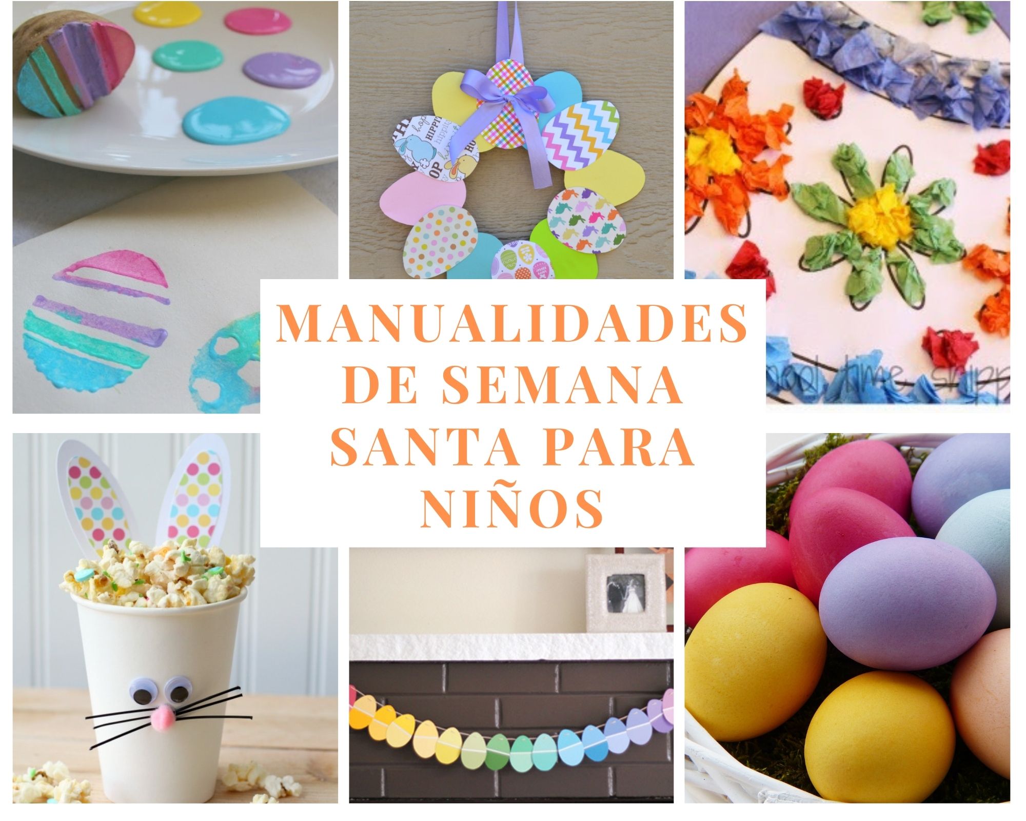 15 preciosas manualidades de Semana Santa para niños