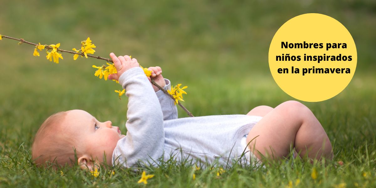 Nombres para niños inspirados en la primavera