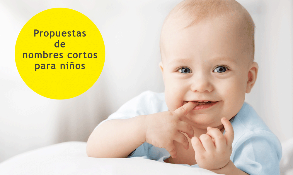 nombres cortos para niños, nombres bonitos