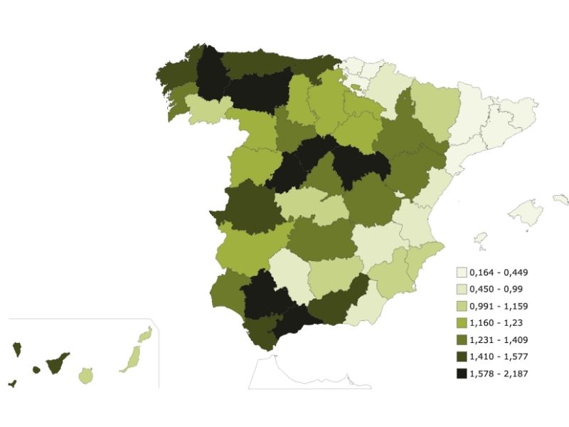 nombre Darío en españa