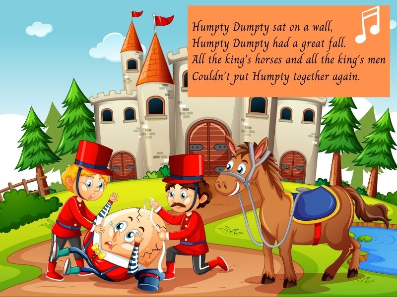 Humpty Dumpty, canción en inglés para niños