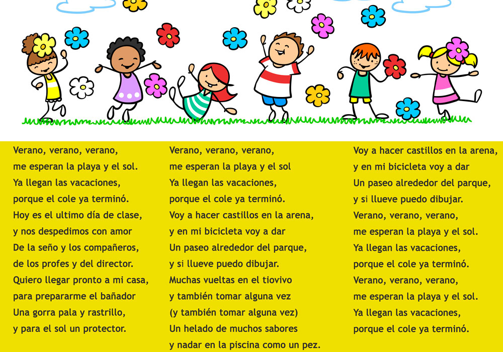 cancion de fin de curso y verano para niños