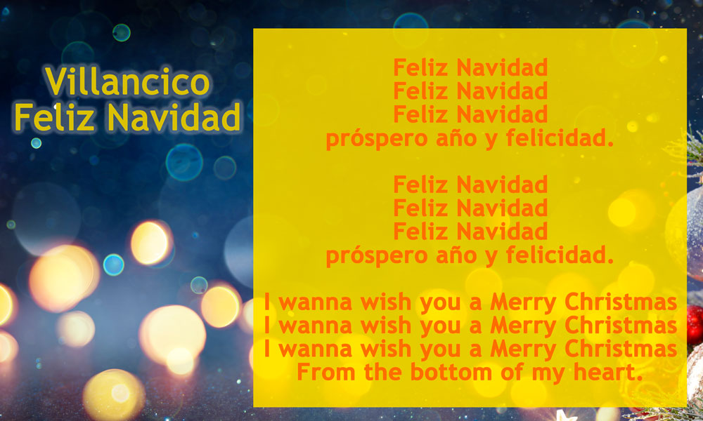 Villancico Feliz Navidad