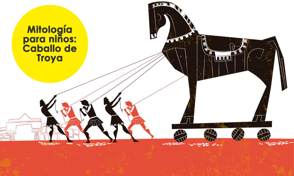 Cuento caballo de Troya para niños