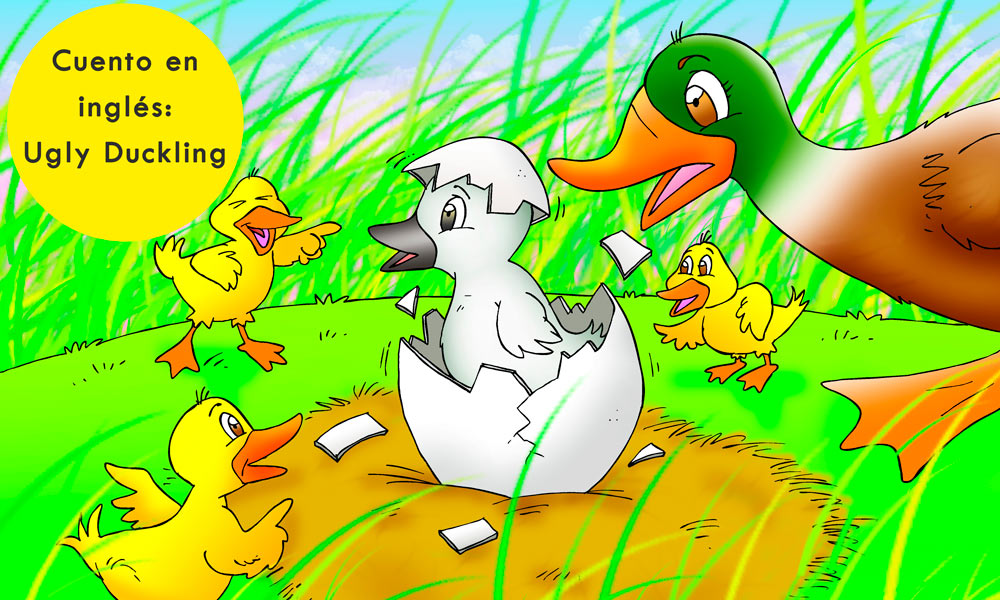 queso suave diccionario Cuento clásico en inglés para niños: The Ugly Duckling (El patito feo)