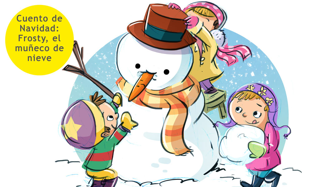 cuento de frosty, el muñeco de nieve