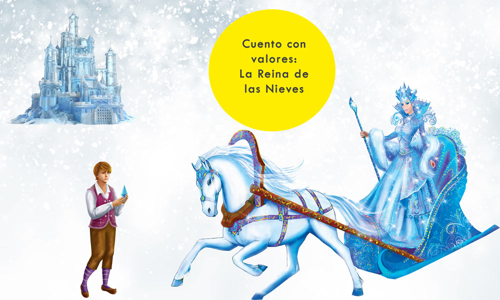 Cuento la reina de las nieves para niños