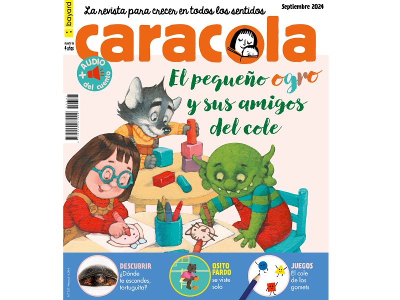 caracola, número de septiembre para la vuelta al cole