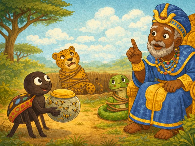 Mito africano de Anansi para niños