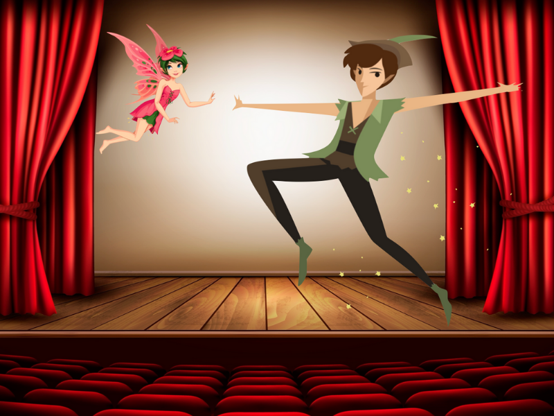 Peter Pan. Guión de la obra de teatro para representarla con niños