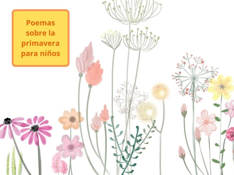 Poemas sobre la primavera para niños