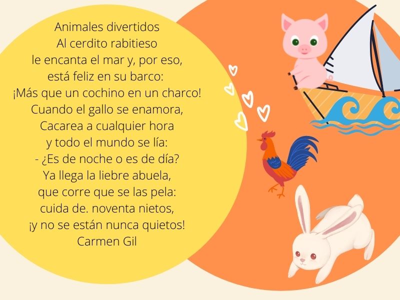 poema de carmen gil para niños