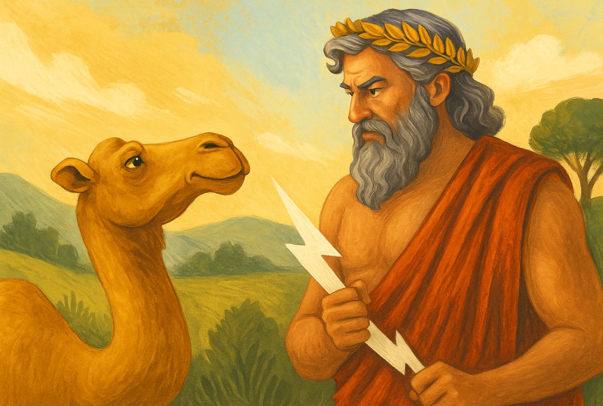Fábula de Zeus y el camello