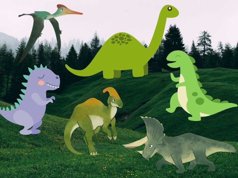 Dinosaurios para colorear