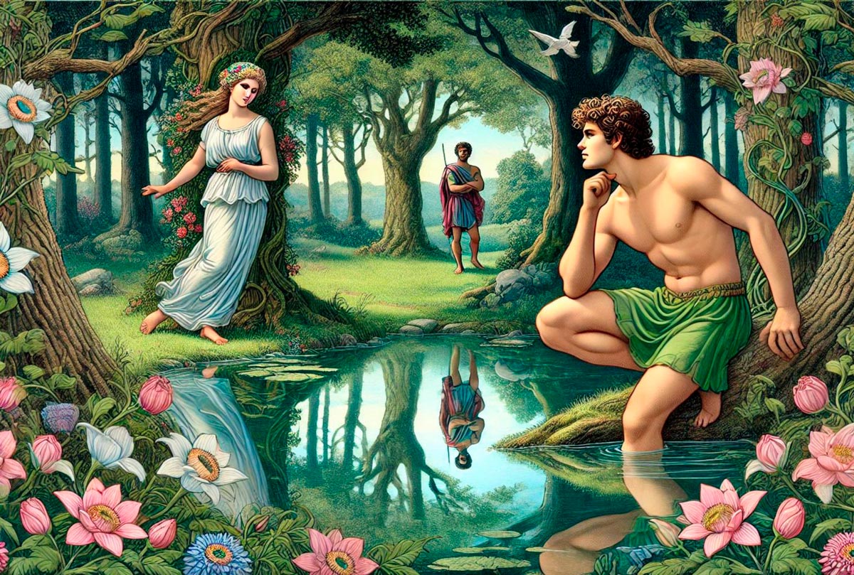 Obra de teatro para niños: Historia de Eco y Narciso