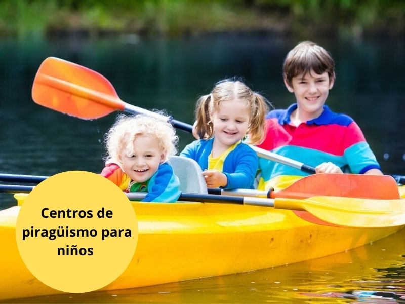 centros de piragüismo para niños