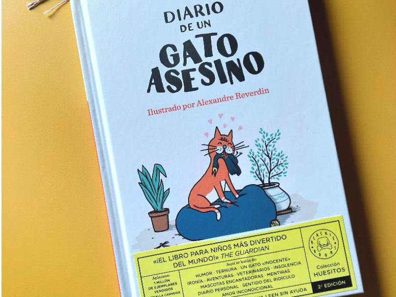 Diario de un gato asesino, libro divertido para niños