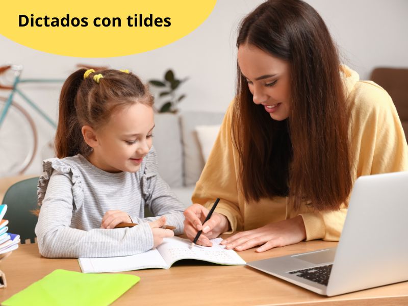 Dictados con tildes para niños