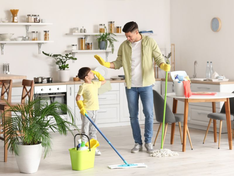 3 claves para implicar a los niños en las tareas domésticas