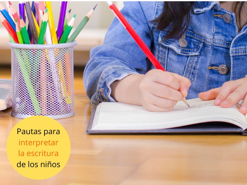 Pautas para interpretar la escritura de los niños