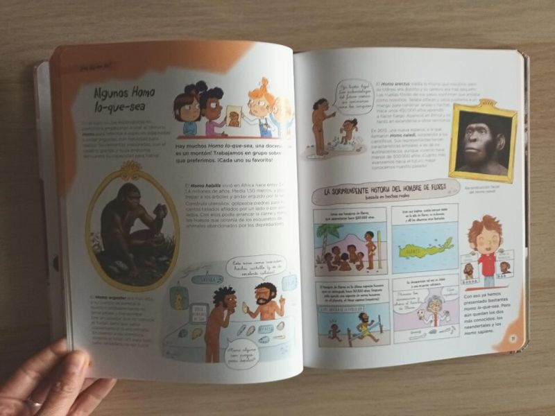 libro sobre la prehistoria para niños