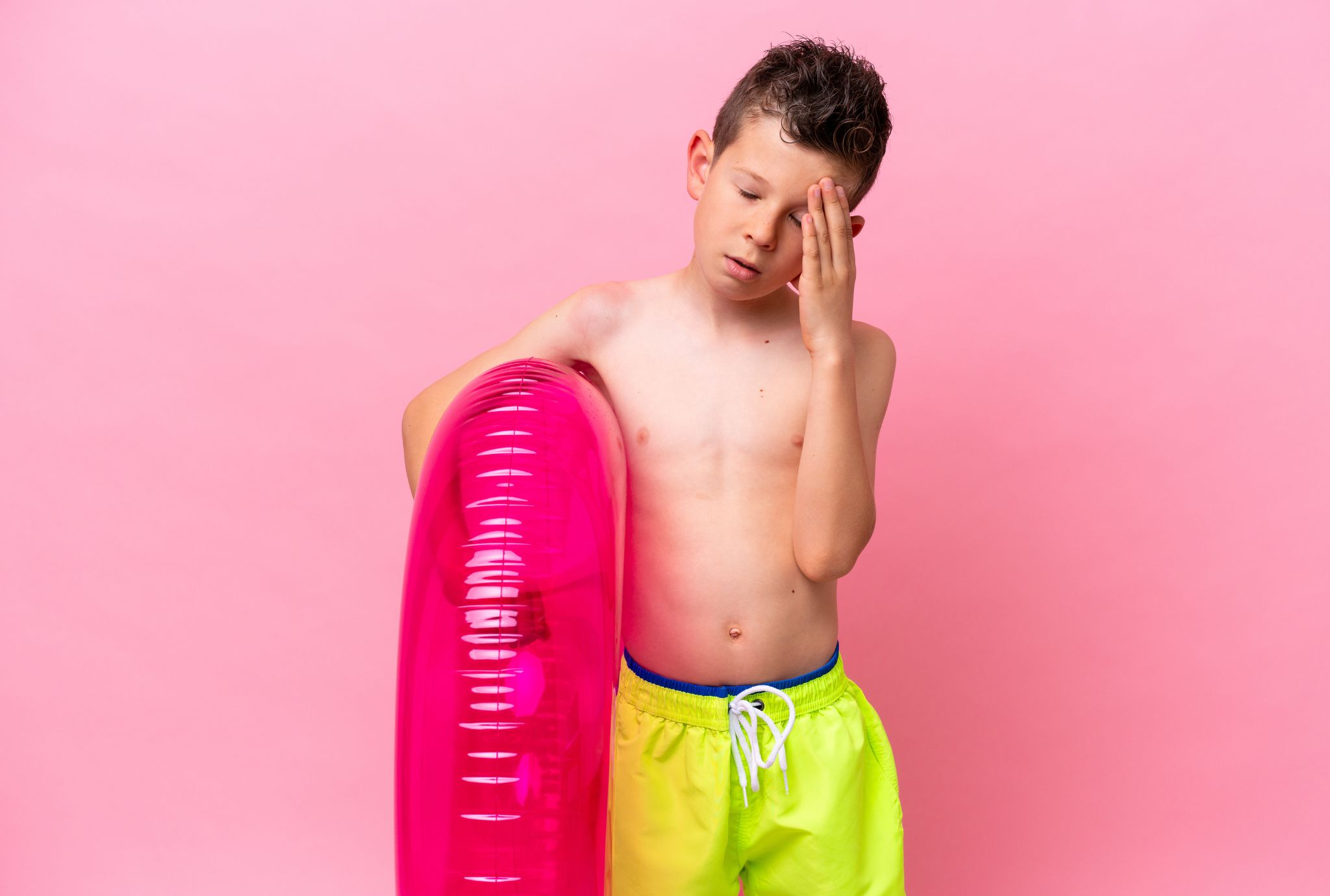 Mi hijo no quiere ir a la piscina