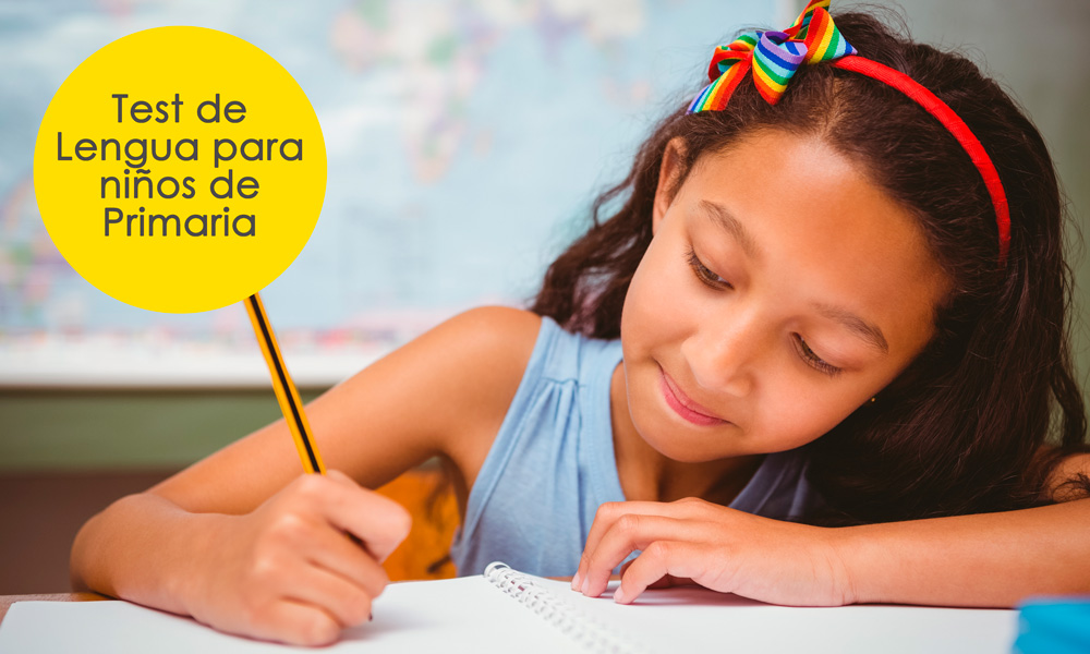 Test Lengua para niños de (12 preguntas con sus solución)