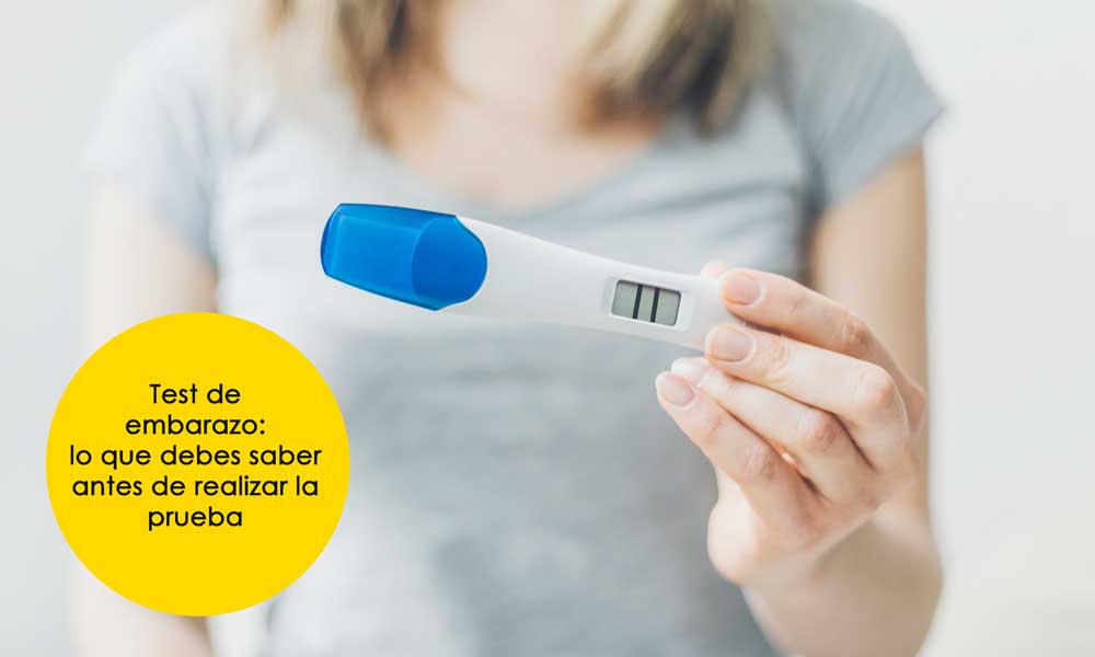 Soportar almuerzo tubo Test de embarazo: cosas que debes saber antes de hacerte la prueba