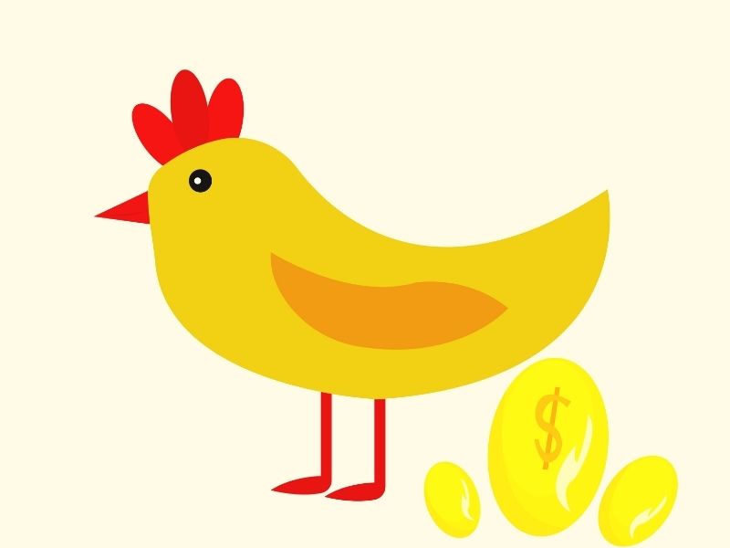 La gallina de los huevos de oro, fábula para educar a los niños