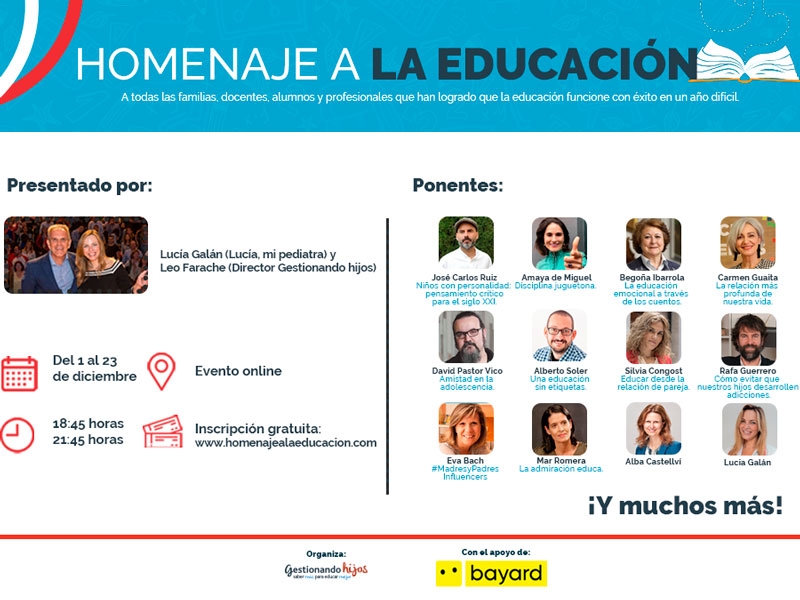 Homenaje a la educación