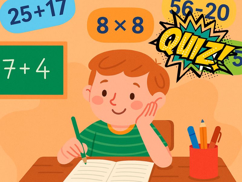 Test de cálculo mental para niños Test de cálculo mental para niños