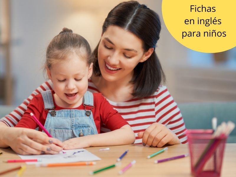 Fichas en inglés para niños