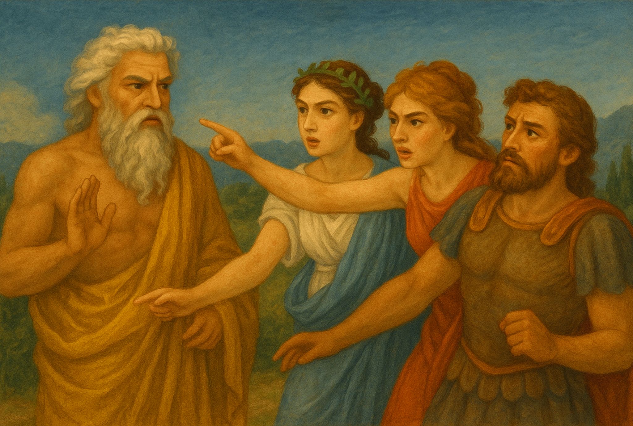 La pelea de las diosas. Mito griego para niños