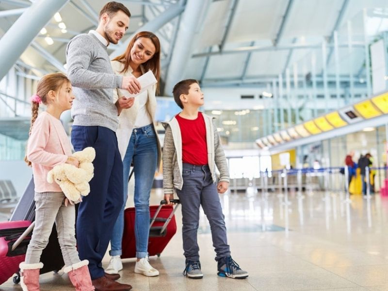 viajar en familia