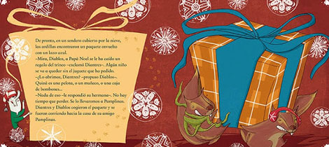 El regalo perdido de Papá Noel. Libro ilustrado infantil