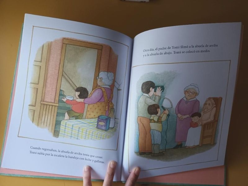 Abuelo de arriba y abuelo de abajo, libros para niños