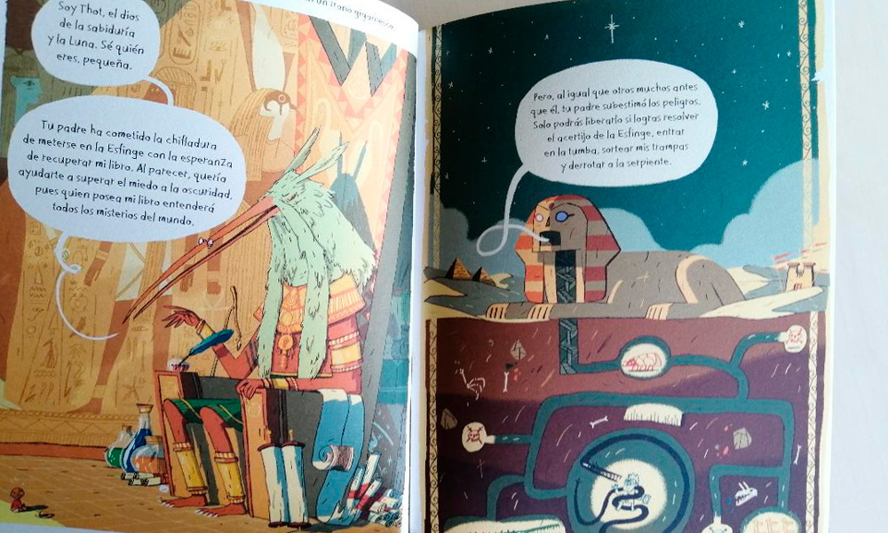 Libro sobre egipto para niños