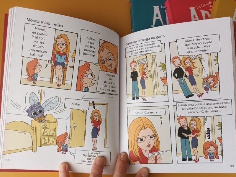 La terrible Adéle. Cómics de una niña muy peculiar e irreverente