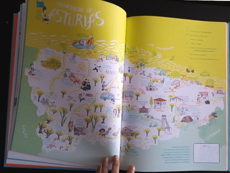 Atlas de España. Libro de geografía para niños