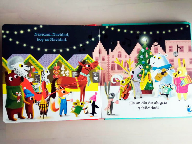 Cancion de Navidad, libro para bebés