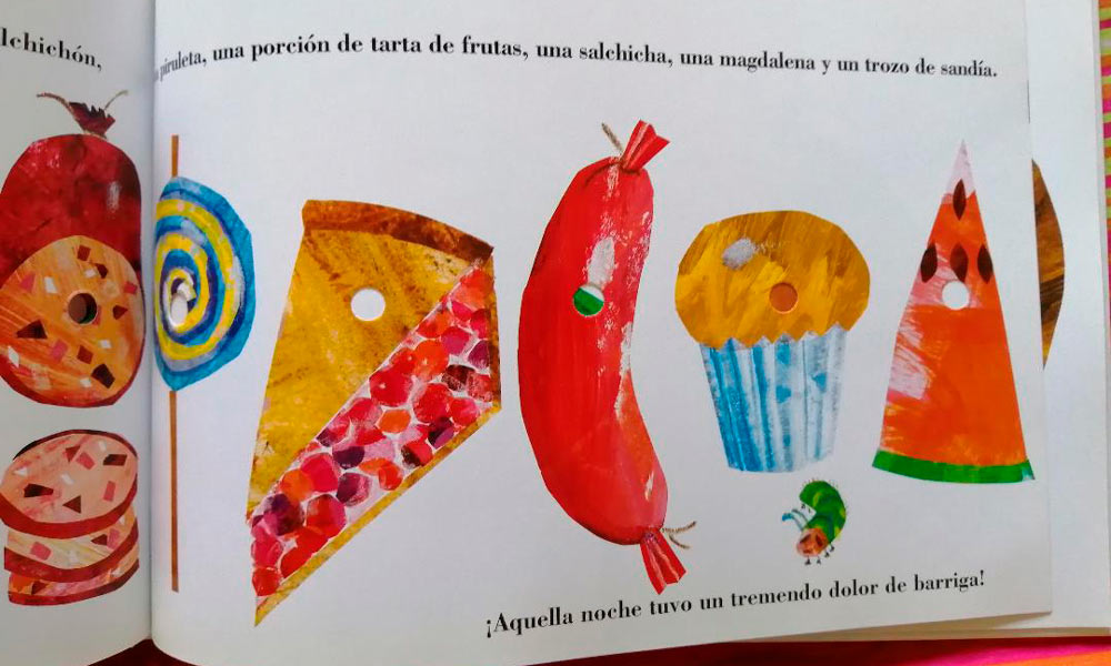 congestión proteger Moler La pequeña oruga glotona, un libro infantil con juego incluido