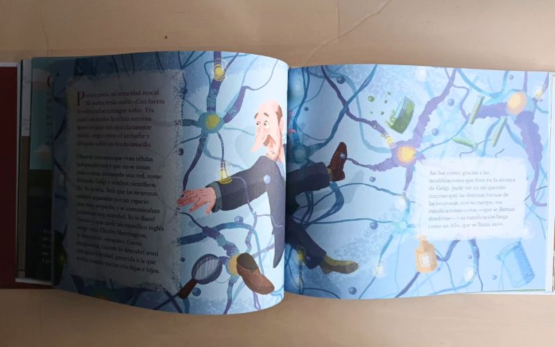 libro sobre Ramón y Cajal para niños