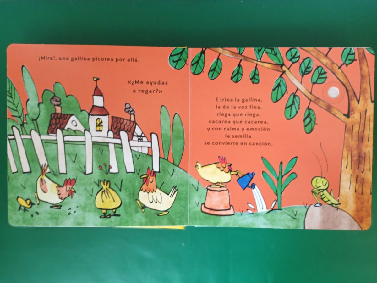 Milo el grillo, libro musical para niños