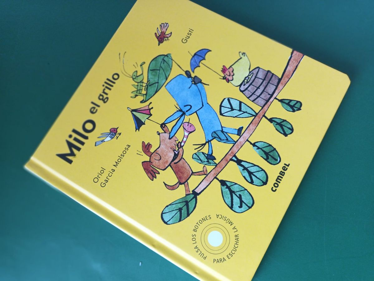 Milo el grillo, libro musical para niños