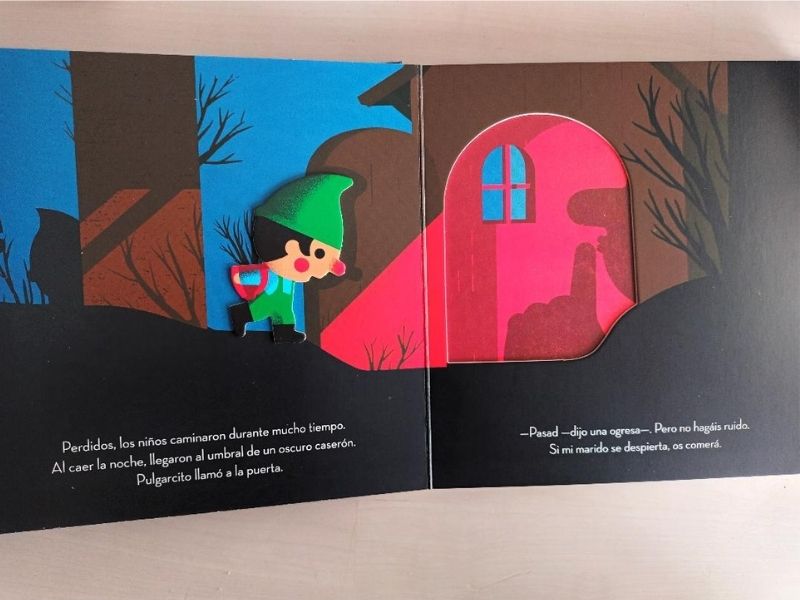 Pulgarcito, libro en relieve para niños a partir de 3 años