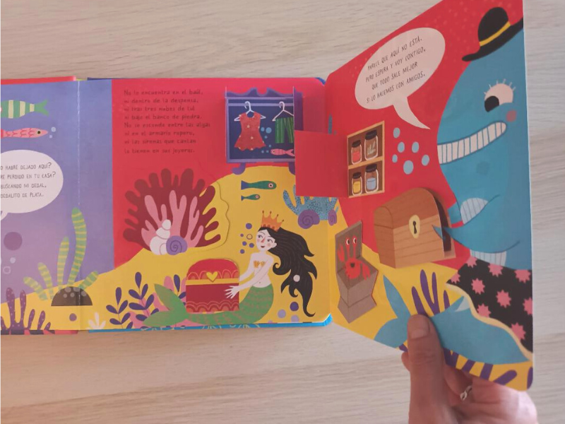 Libro infantil: La rana Mariana busca toda la semana