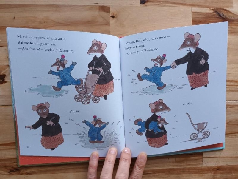 Ratoncito va a la guardería. Libro recomendado para niños pequeños