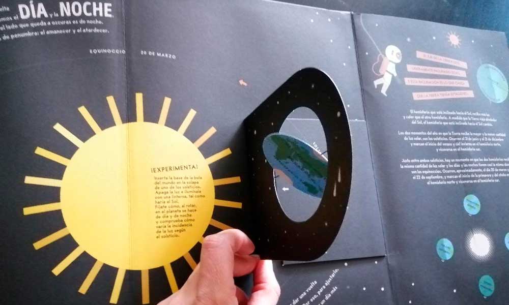El sol  y los planetas, un libro sobre el espacio