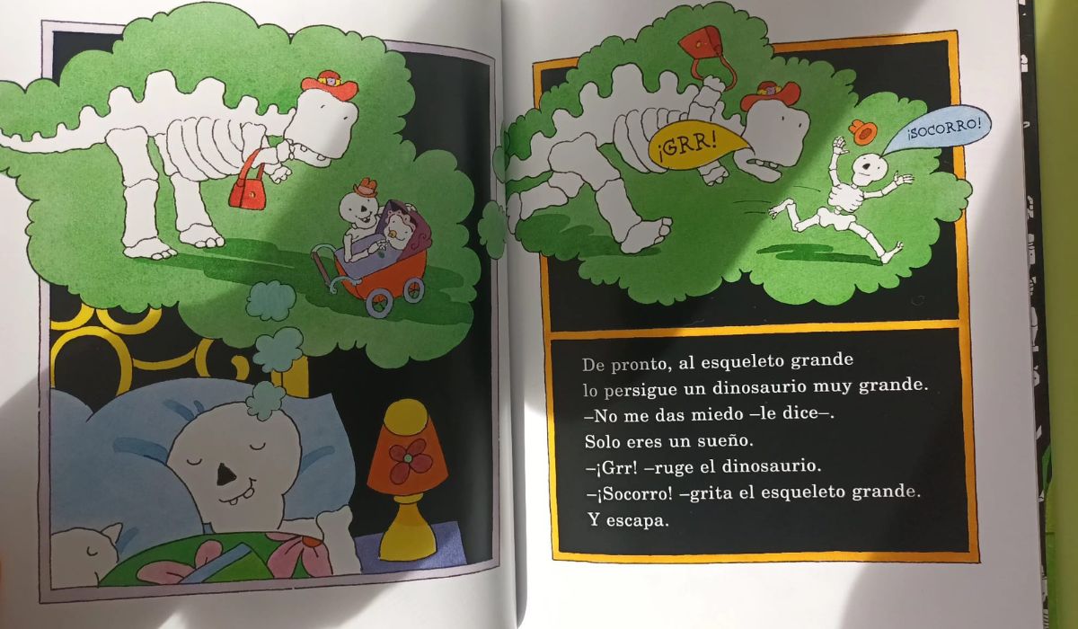 Soñar con dinosaurios, libro para niños